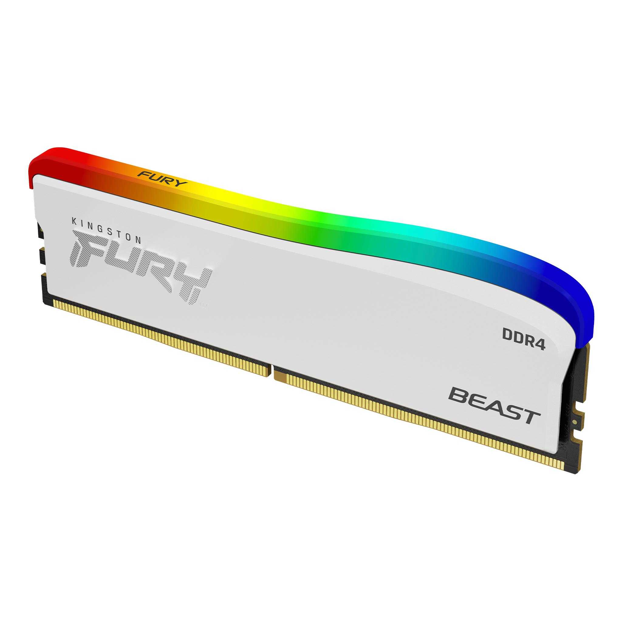 Kingston FURY 16GB 3600MHz DDR4 RAM White Special Edition