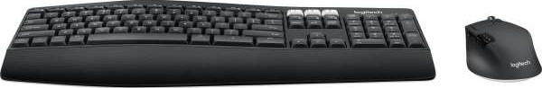 Logitech MK850 Performance Wireless Keyboard and Mouse Combo Bluetooth Smart 2.4GHz Wireless Connection 1000 Dpi Sensor 8 Buttons English/Arabic Black