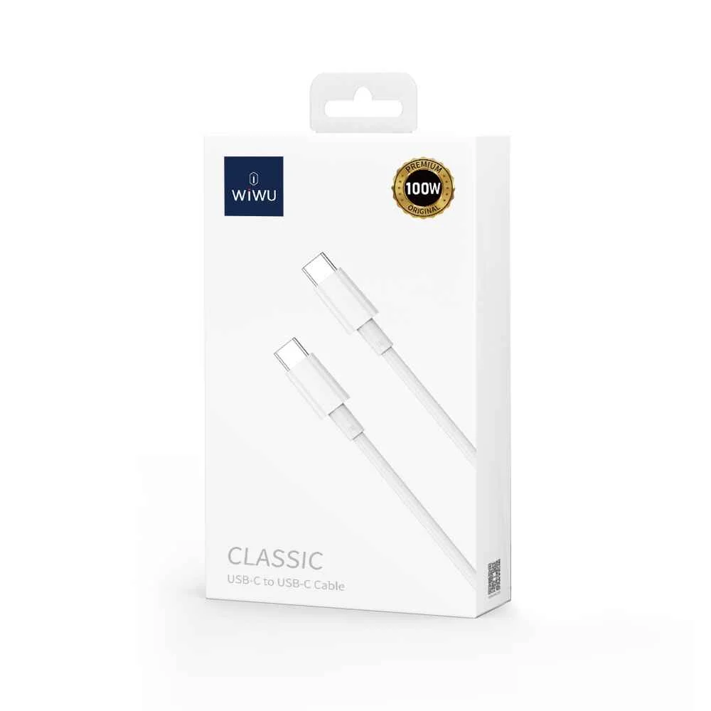 WIWU WI-C008 CLASSIC USB-C TO USB-C CABLE 100W