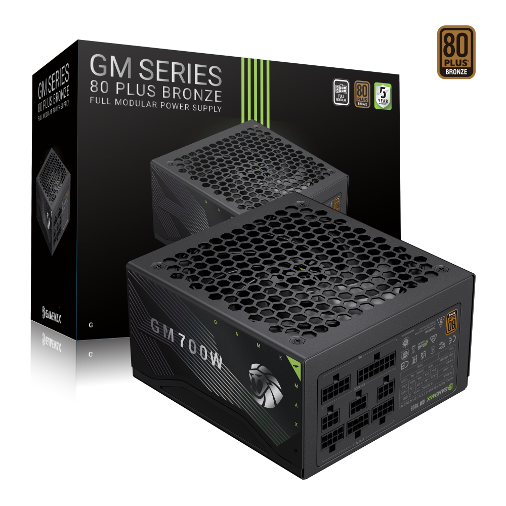 GAMEMAX GM 700B SERIES 80 PLUS BRONZE FULL MODULER POWER SUPPLY 700W