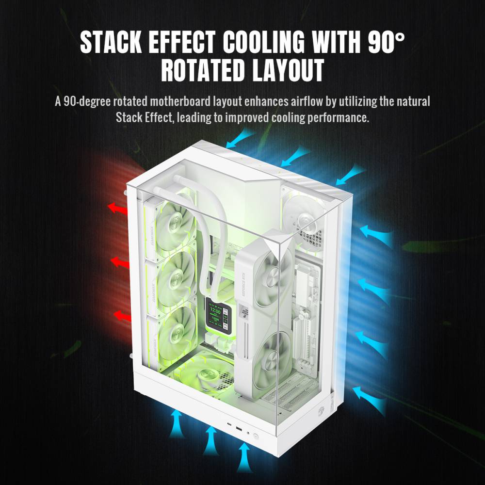 GAMEMAX T20 WH (WHITE) M-ATX GAMING CASE