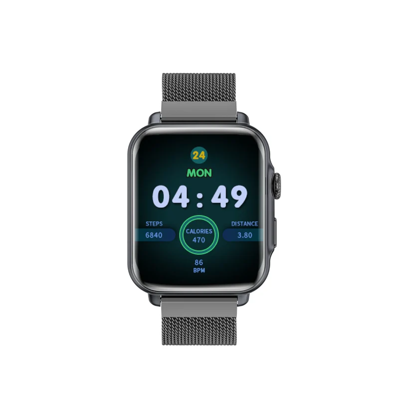 Promate PROWATCH-B18 SuperFit Smart watch With Handsfree Support - Graphite