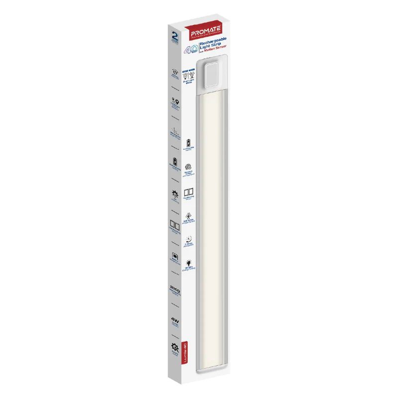 Promate Lumia-40 40cm Rechargeable Light Strip with Motion Sensor