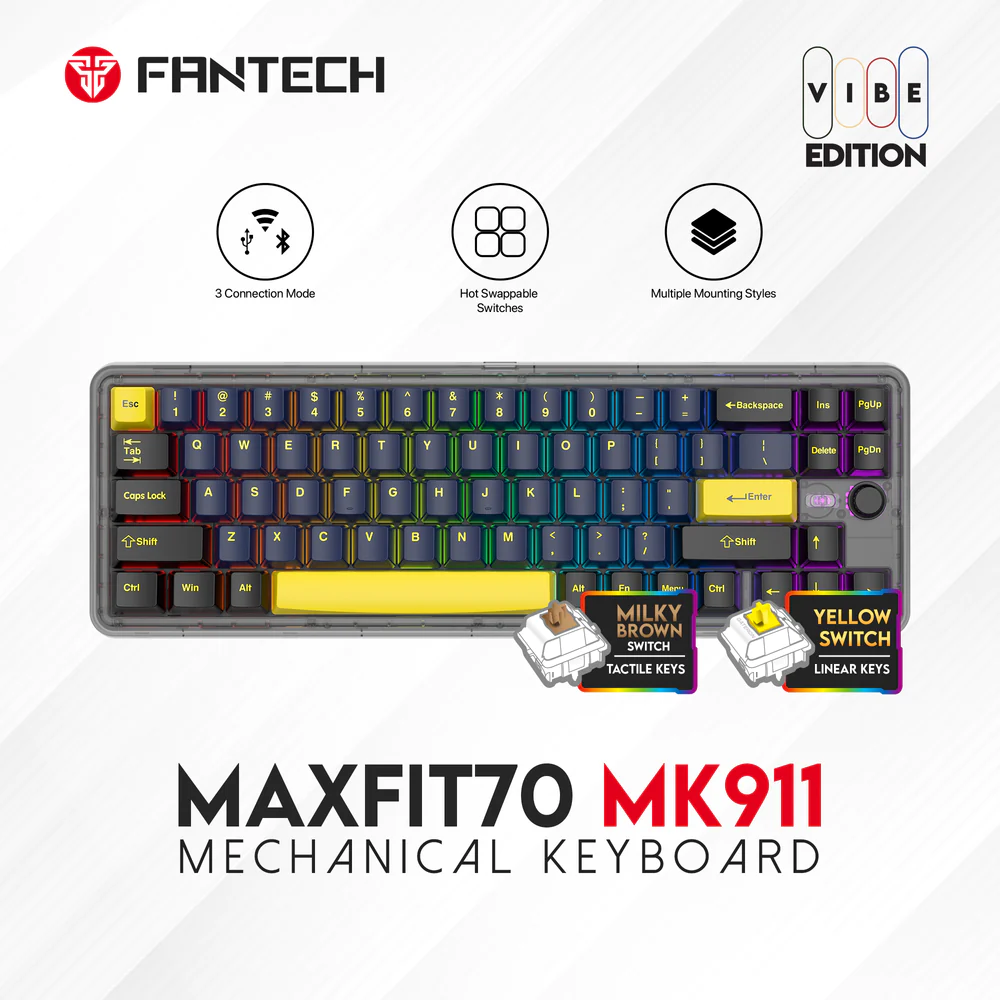 Fantech Maxfit70 GRAND COBALT Vibe Edition  Mechanical Gaming Keyboard
