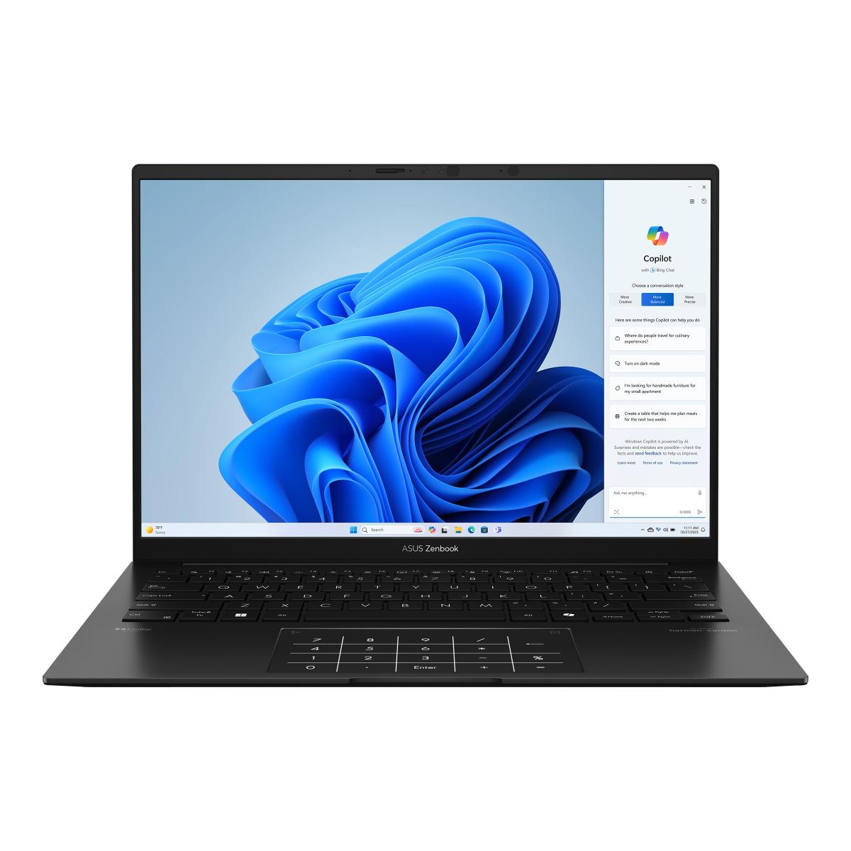 ASUS Zenbook 14 OLED (UM3406HA-QL096)| AMD Ryzen™ 7 8840HS AI XDNA up to 38 TOPs 16GB DDR5X, 14.0