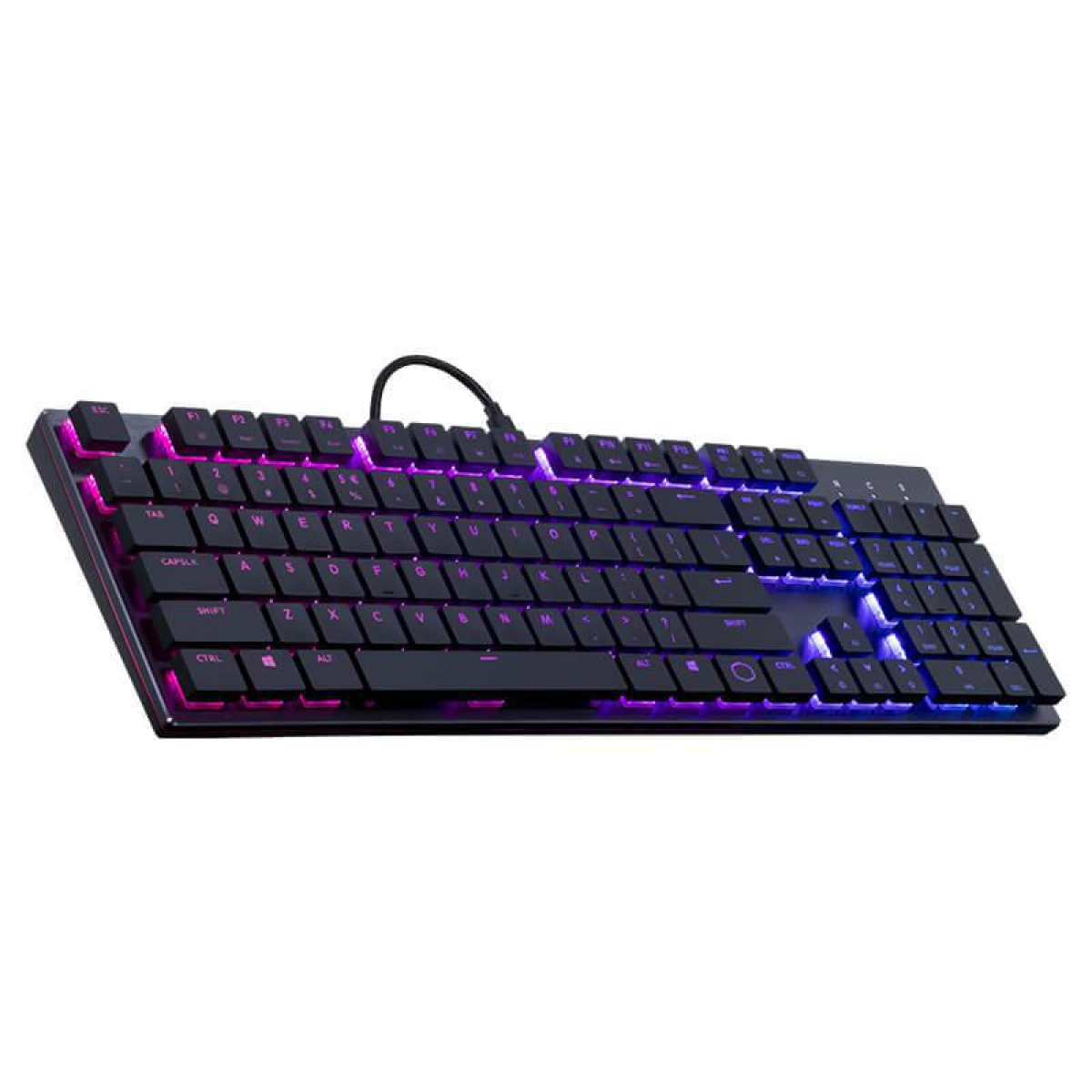 Cooler Master SK650 LOW PROFILE RGB Red Switch Mechanical Gaming Keyboard  (عربي)