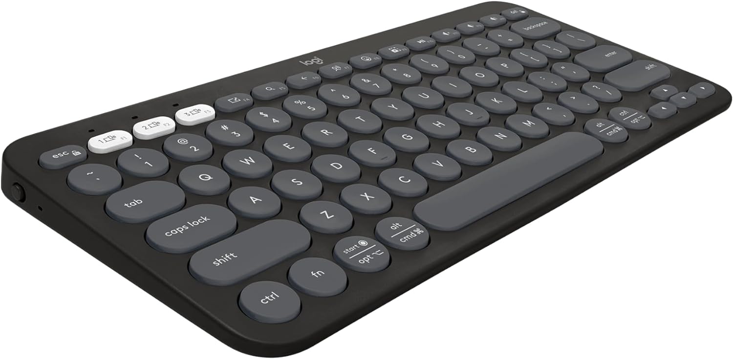 Logitech Pebble Keys 2 K380s, Multi-Device Bluetooth Wireless Keyboard