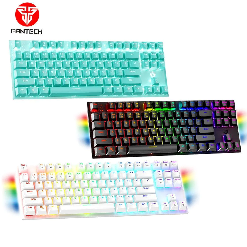 FANTECH MAXFIT87 MK856 RGB MECHANICAL KEYBOARD BLACK