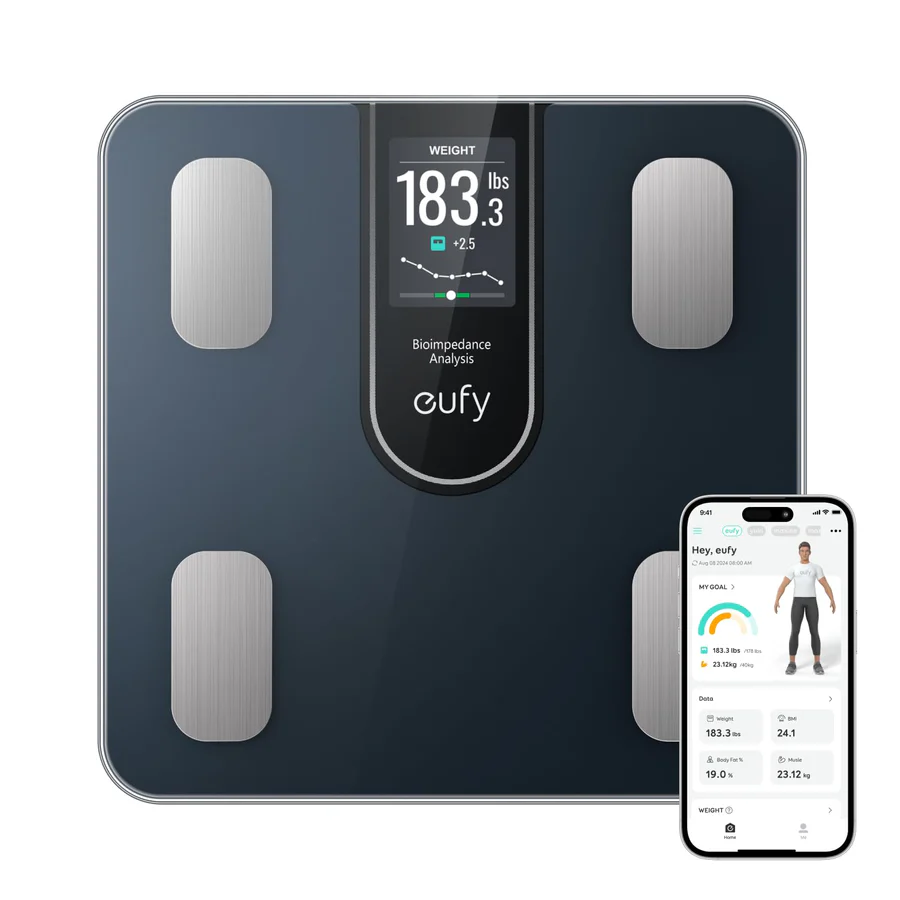 ANKER EUFY SMART SCALE C20 BLACK ANKER EUFY SMART SCALE C20 BLACK