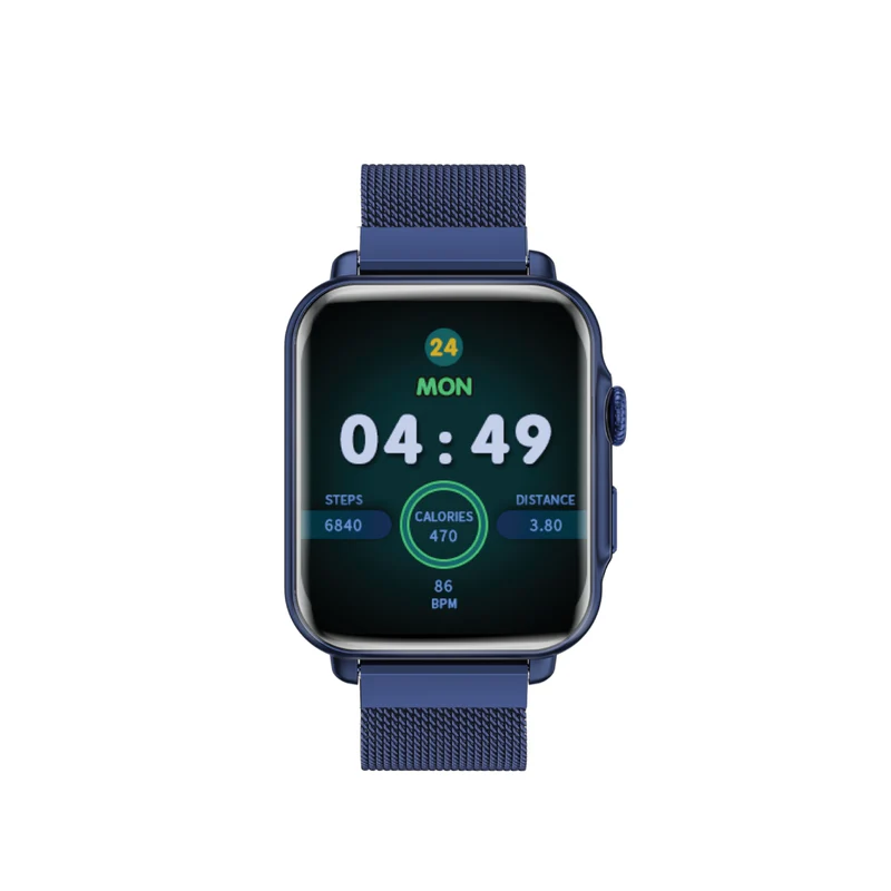 Promate PROWATCH-B18 SuperFit Smart watch With Handsfree Support - Blue