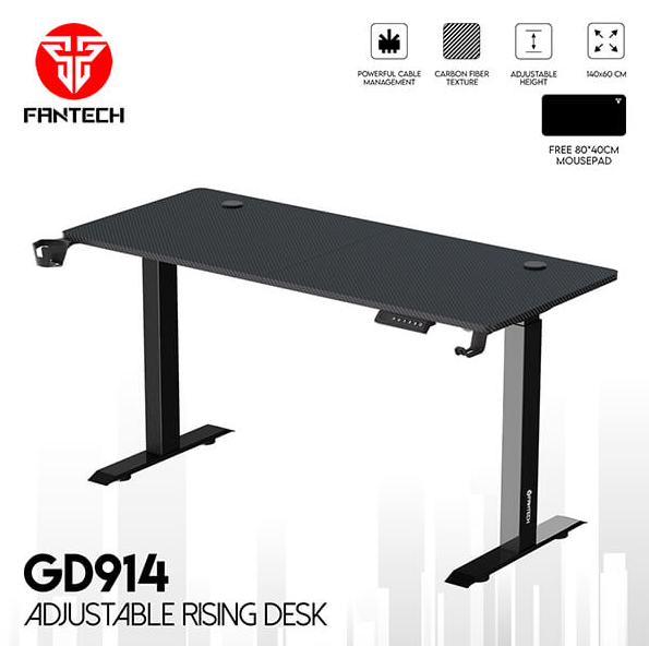 FANTECH GD-914 ADJUSTABLE GAMING TABLE – BLACK