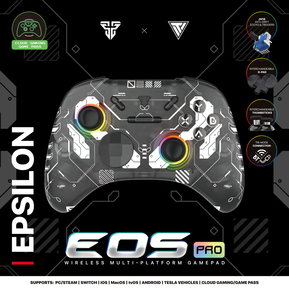 Fantech WGP15 Epsilon Eos Pro Wireless Gaming Controller - Epsilon