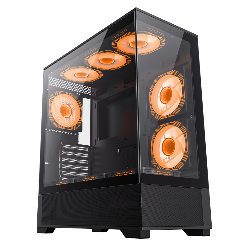 GAMEMAX Vista AB E-ATX BLACK GAMING CASE