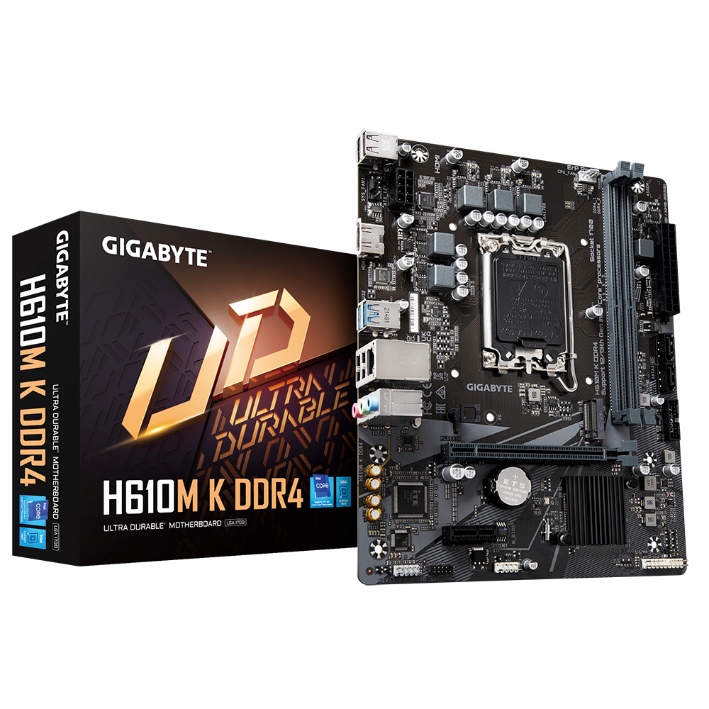 GIGABYTE H610M K DDR4 (rev. 1.0) MOTHERBOARD