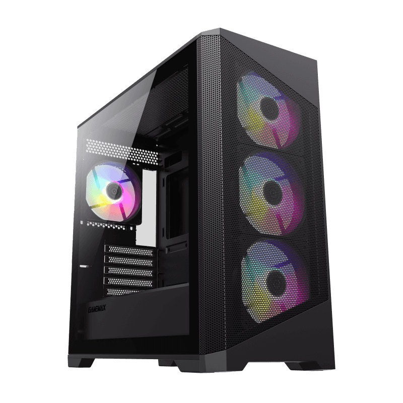 GAMEMAX Destroyer MB MATX Mesh Black GAMING CASE