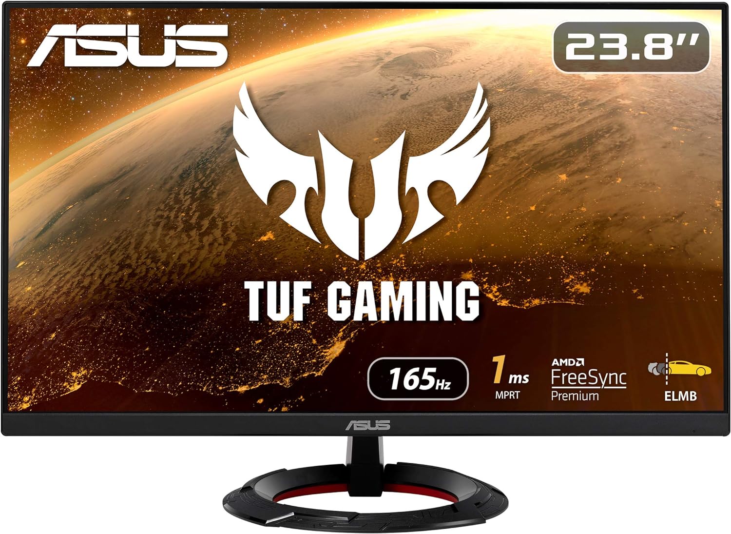 ASUS TUF Gaming VG249Q1R 24 inch Full HD IPS, 165Hz 1ms Gaming Monitor