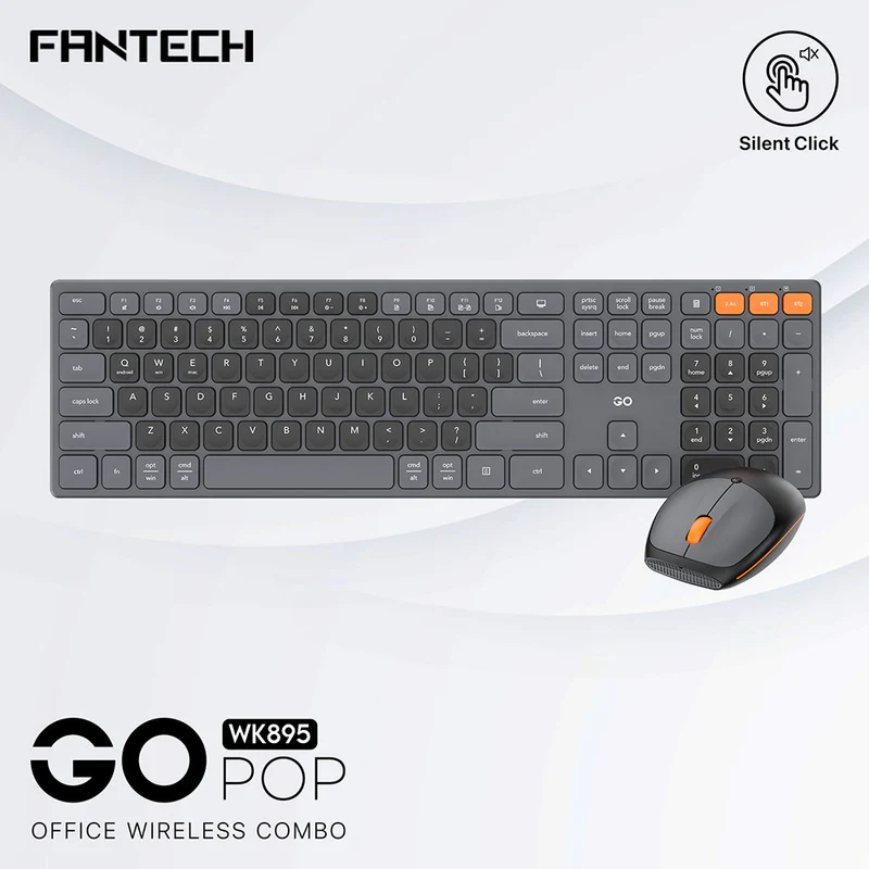 Fantech GO POP WK895 Combo KIT KEYBOARD+MOUSE Wireless