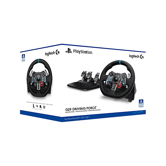 Logitech G29 Driving Force Gaming Racing Wheel with Responsive Pedals