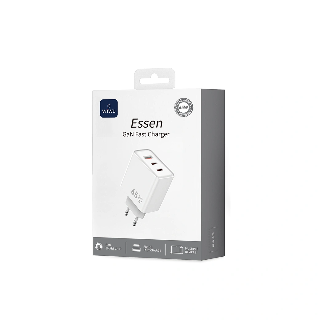 WIWU ESSEN GAN FAST CHARGER 65W WIWU ESSEN GAN FAST CHARGER 65W