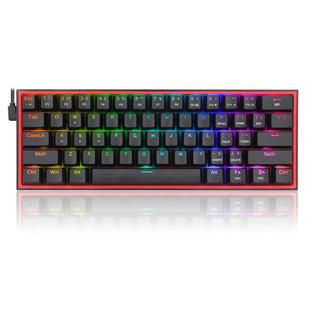 REDRAGON Fizz RGB K617-RGB Black GAMING KEYBOARD