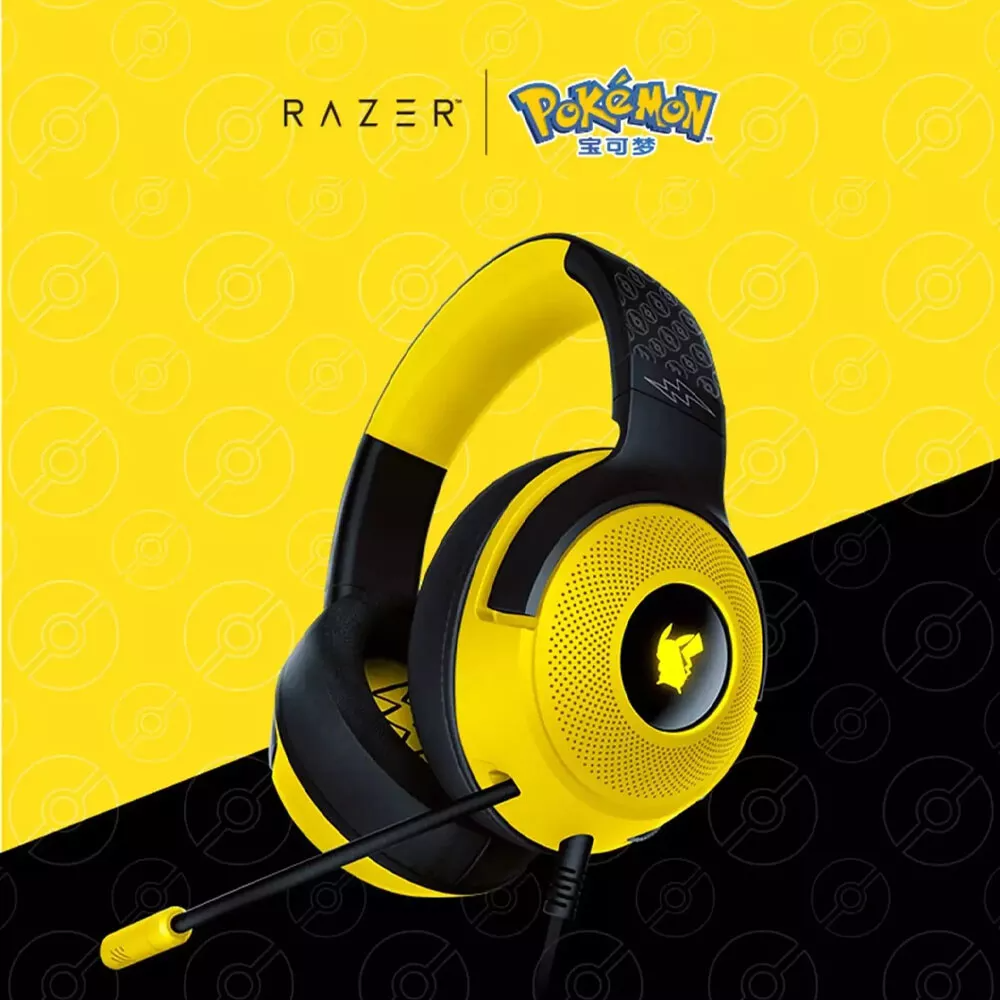 Razer Kraken X V3 USB RGB Pokemon Pikatchu Limited Edition Gaming Headset