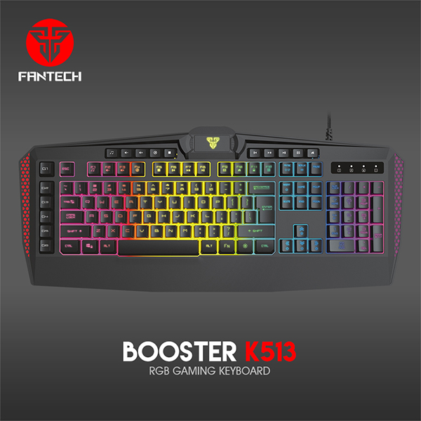 Fantech Booster K513 RGB Membrane RGB Gaming Keyboard