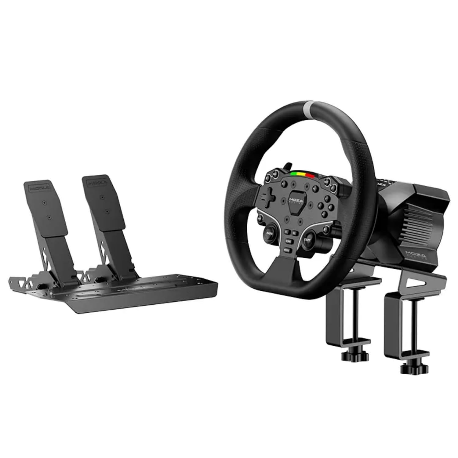 MOZA R3 Racing Bundle for PC ( R3 Wheel and Pedals / HGP Shifter / HBP Handbrake / R-P Lite Clutch Pedal / Performance Kit for SR-P Lite / niversal Mounting Plate ) MOZA R3 Racing Bundle for PC ( R3 Wheel and Pedals / HGP Shifter / HBP Handbrake / R-P Lite Clutch Pedal / Performance Kit for SR-P Lite / niversal Mounting Plate )