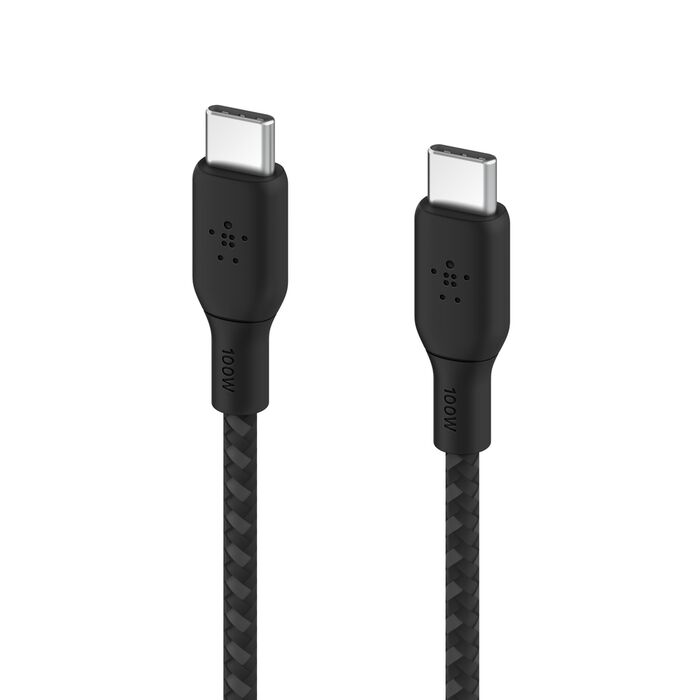 Belkin 100W Braided USB Type-C Cable - Black