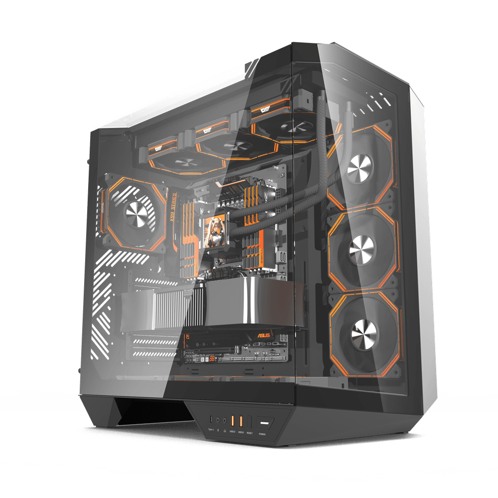 DARKFLASH DY470 ATX Black PC Gaming Case
