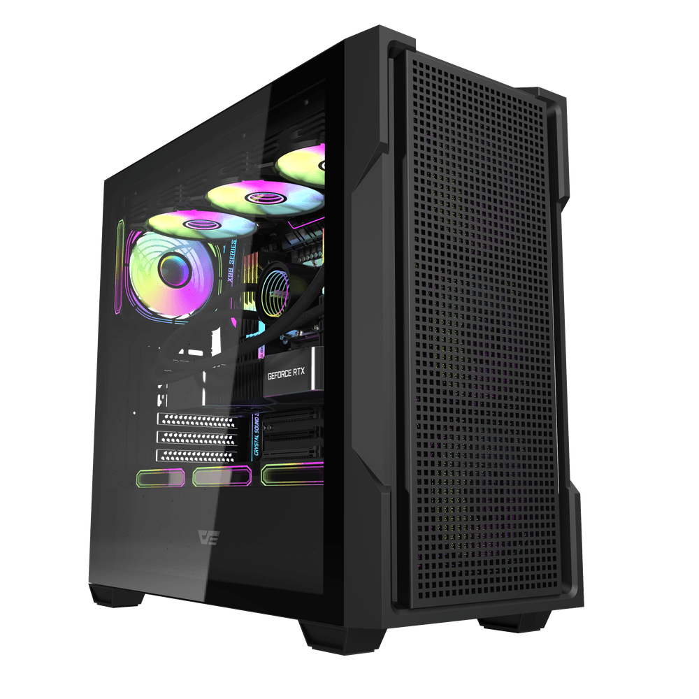 DARKFLASH DS900 Mesh ATX PC Gaming Case / Black