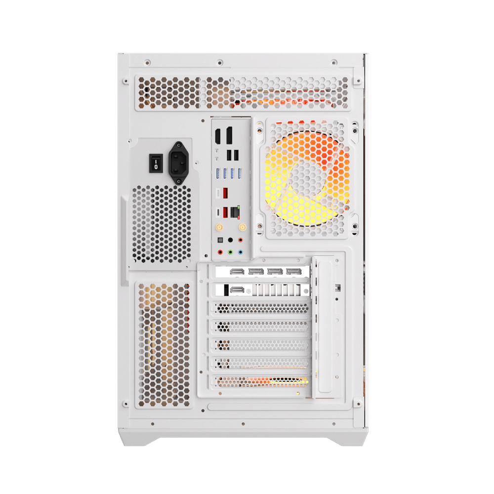 DARKFLASH C280 WHITE E-ATX GAMING CASE