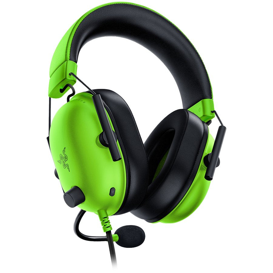 Razer BlackShark V2 X - Gaming Headset 7.1 Surround Sound - 50mm Drivers - Green C1