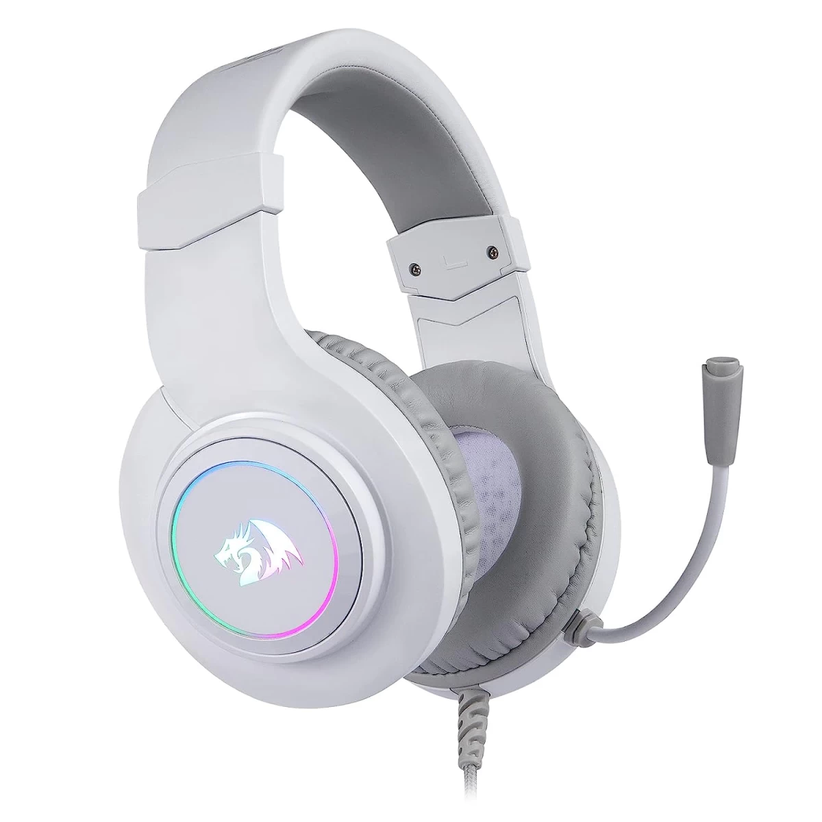 Redragon Hylas H260 RGB Gaming Headset - White