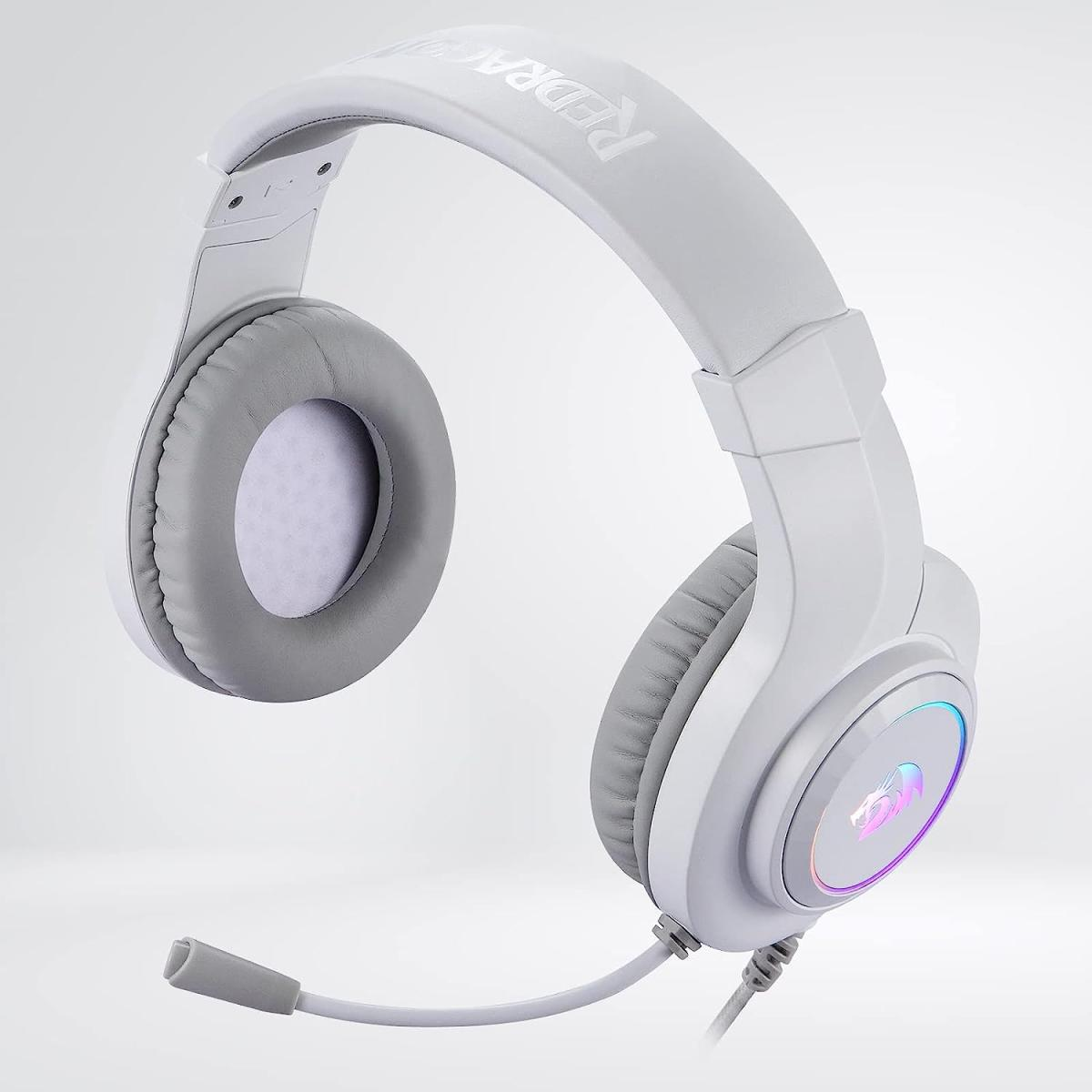 Redragon Hylas H260 RGB Gaming Headset - White