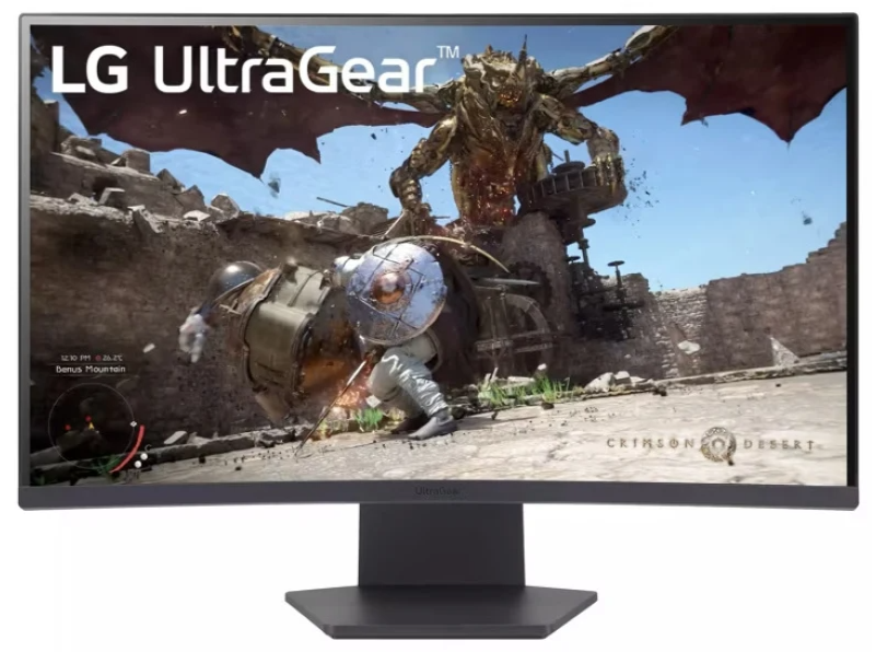 LG 32GS60QC-B 32 UltraGear™ QHD 180Hz 1ms AMD FreeSync™ HDR10 1000R Curved Gaming Monitor