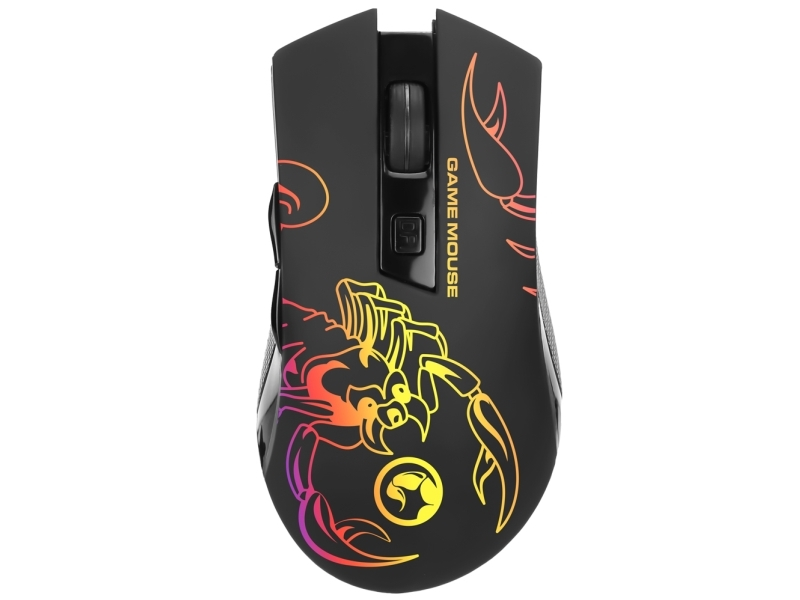 MARVO M209 6400 DPI Wired Computer Mouse 7 Colors Backlight Optical Sensor Gaming Mouse