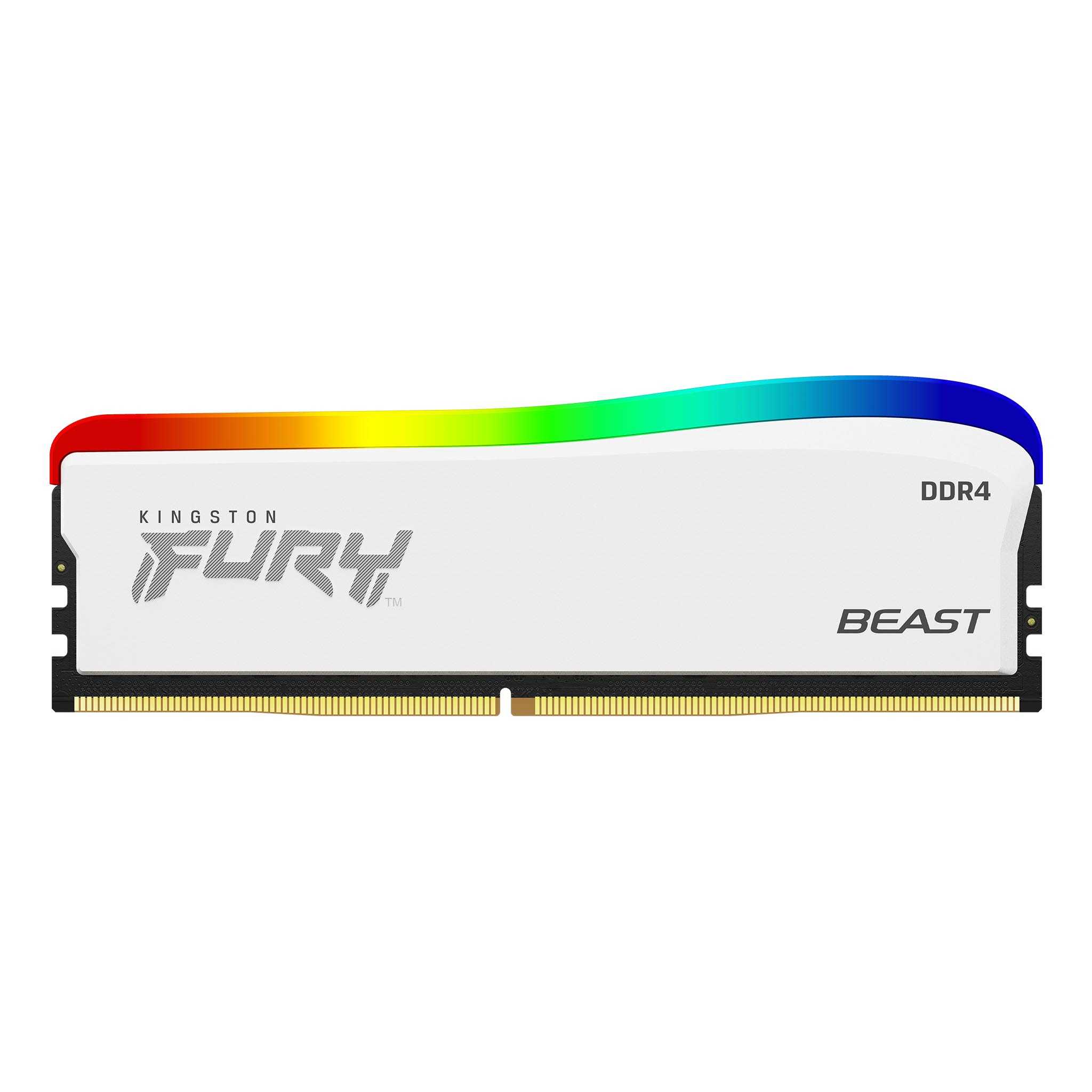 Kingston FURY 16GB 3600MHz DDR4 RAM White Special Edition