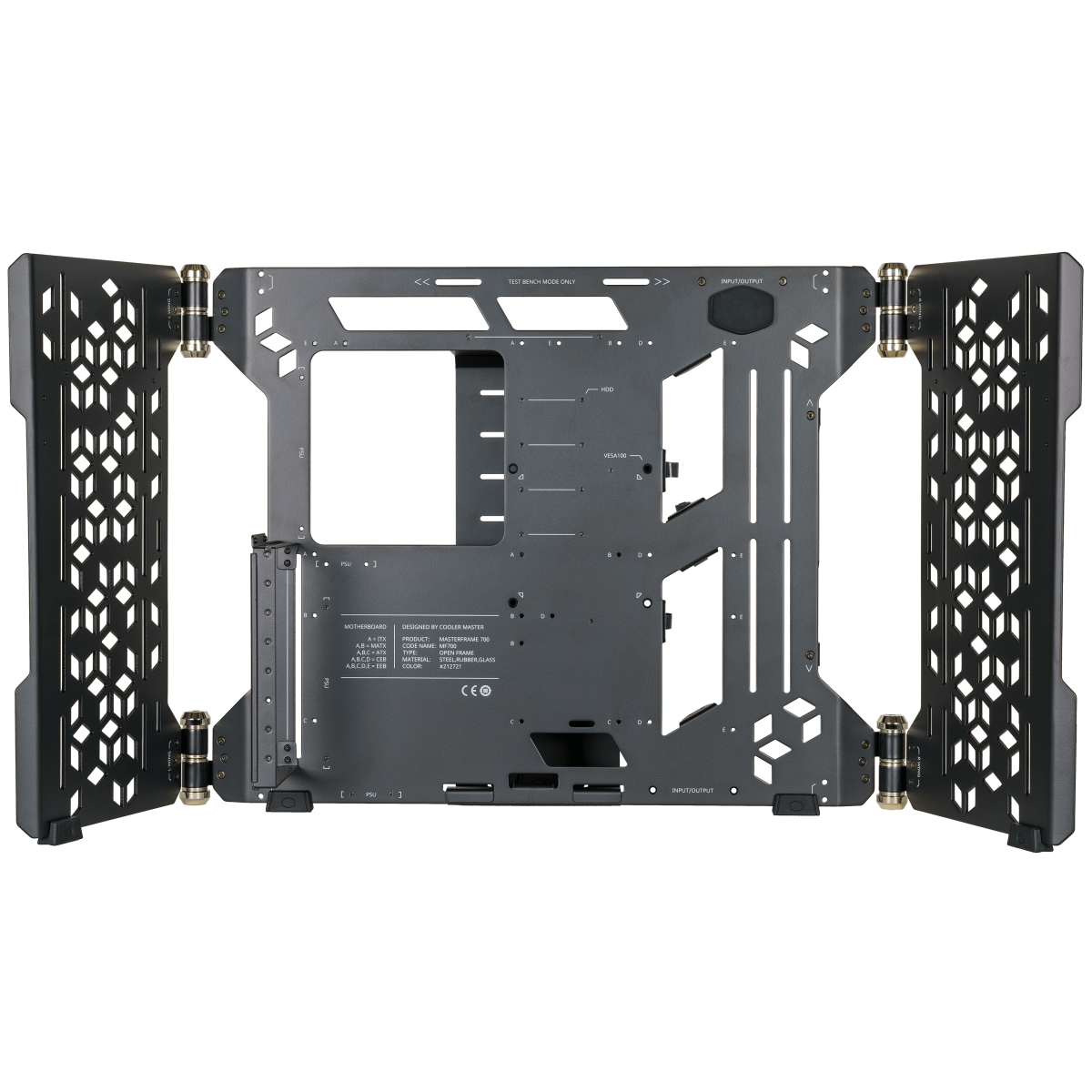 Cooler Master MasterFrame 700 Full Tower Tempered Glass GAMING CASE