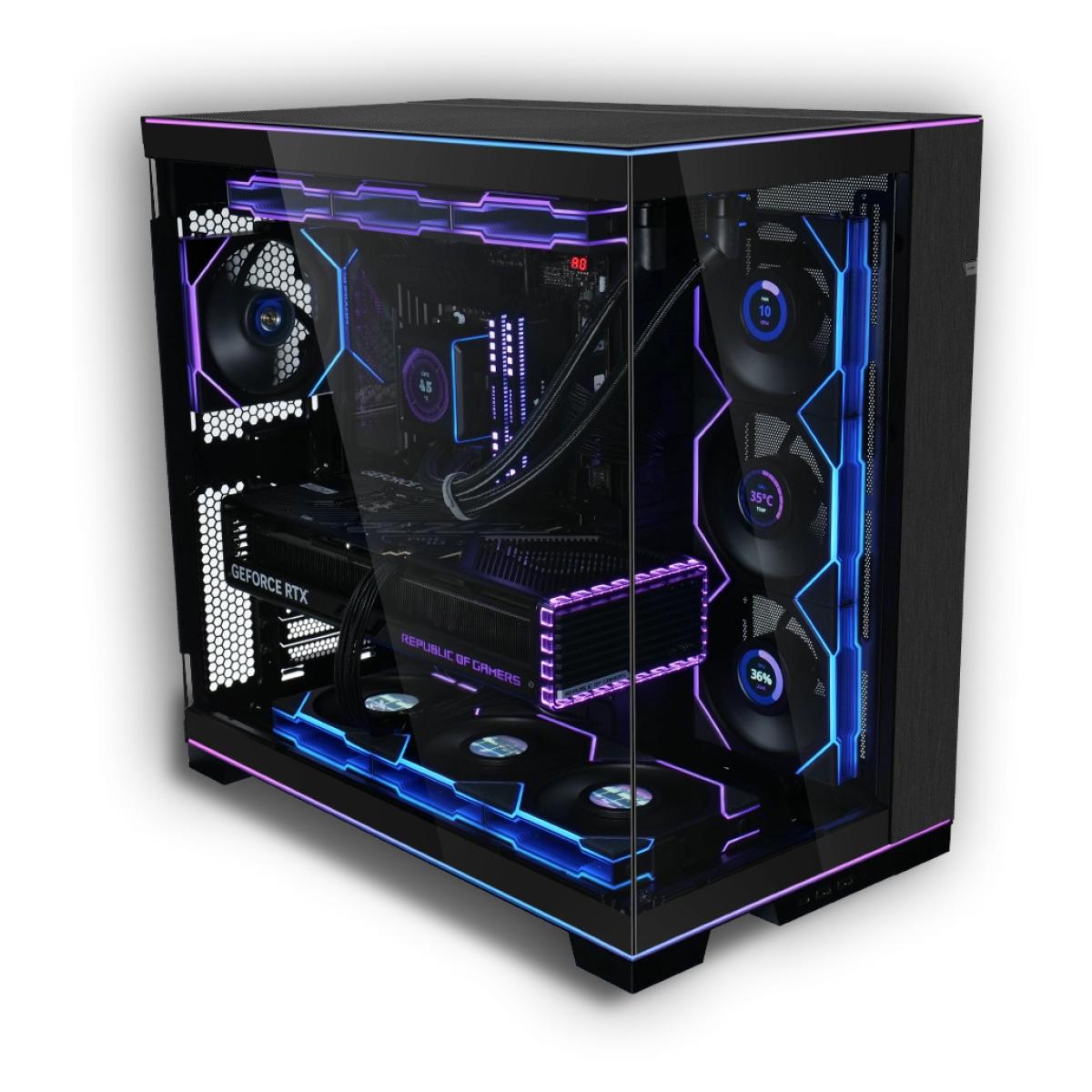 Lian Li O11 Dynamic EVO RGB Edition (Black) Mid Tower 2 Sided Tempered Glass Gaming Case