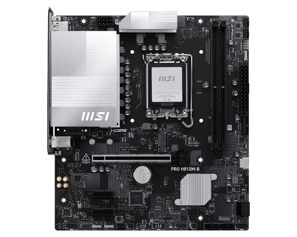 MSI PRO H810M-B Intel® Core™ Ultra Processors (Series 2) LGA 1851 Motherboard
