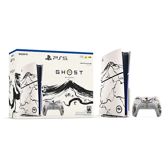 PlayStation®5 Console - Ghost of Yotei™ Black Limited Edition Bundle (slim)