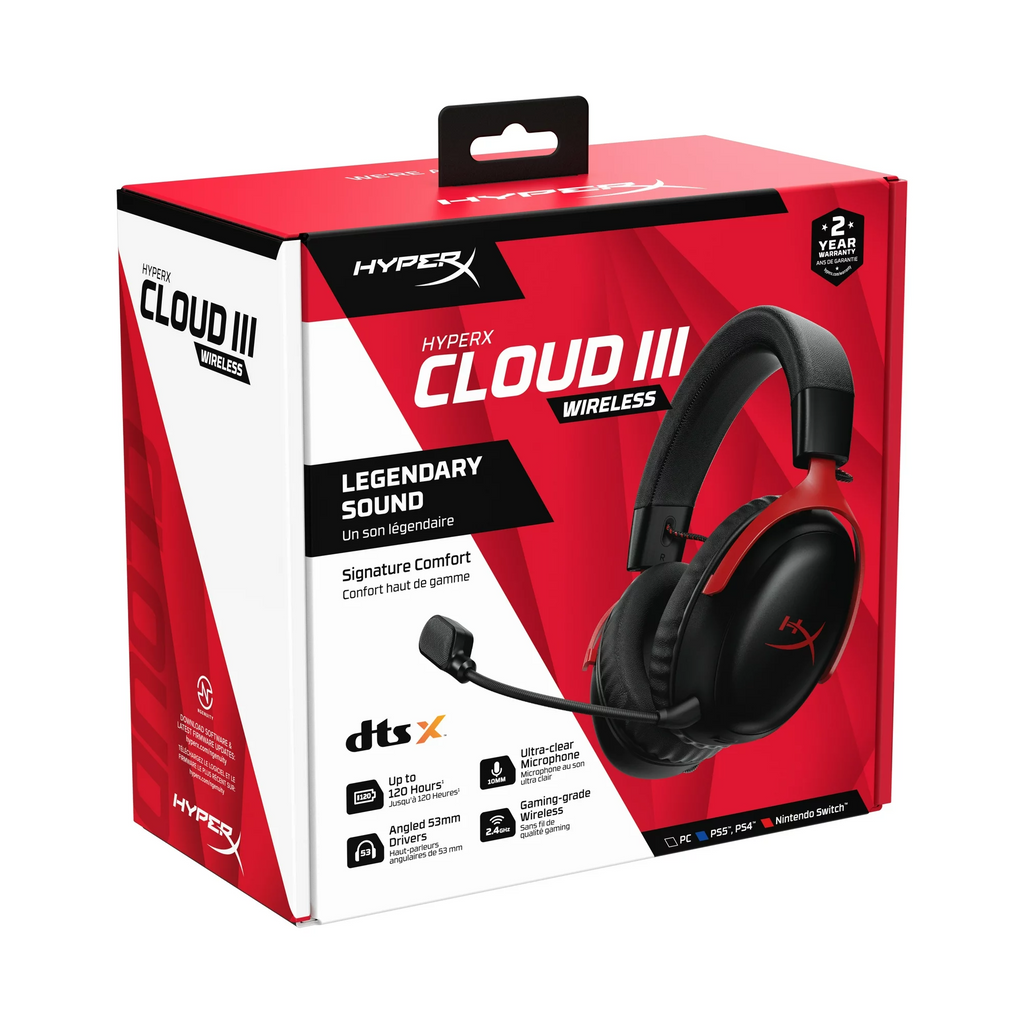 HyperX Cloud III Wireless – Gaming Headset – iGeek Megastore
