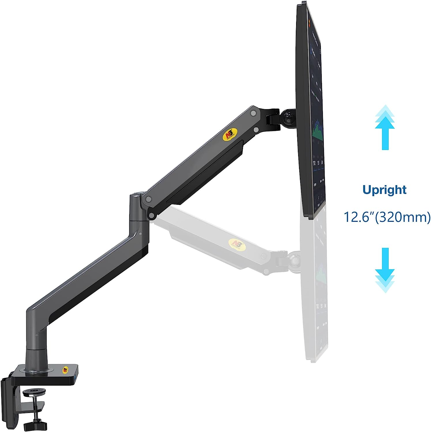 NB North Bayou G40 Monitor Arm Full Motion  for 22''-40'' Monitor Stand