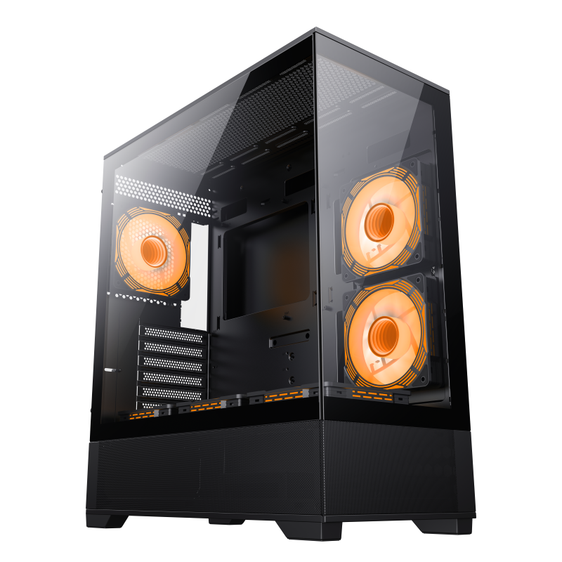 GAMEMAX Vista AB E-ATX BLACK GAMING CASE