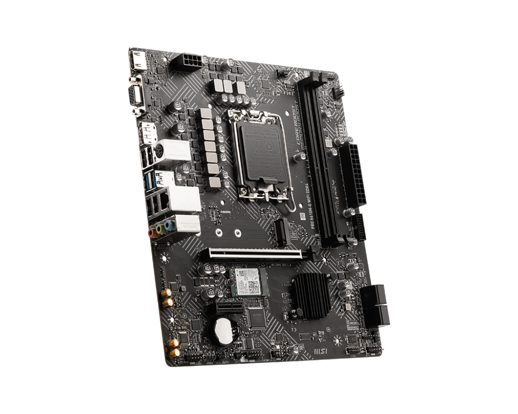 MSI PRO H610M-G WIFI DDR4  Intel® Core™ 14th/ 13th/ 12th Gen Processors LGA 1700 Motherboard
