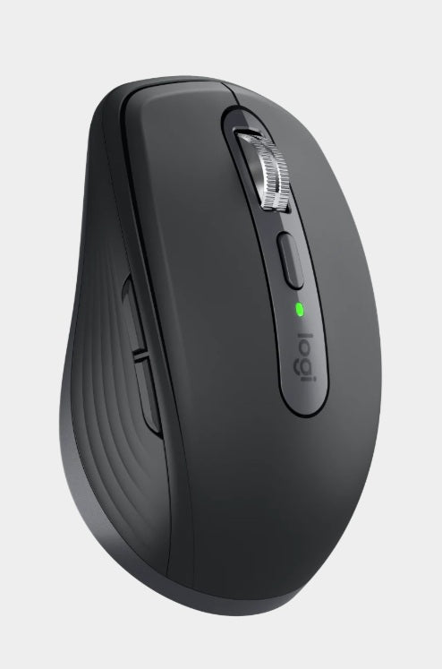 Logitech MX Anywhere 3S Compact Wireless Mouse Fast Scrolling 8K DPI Any-Surface Tracking USB C Bluetooth- Pale Grey