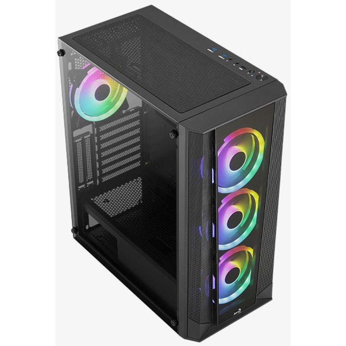 AeroCool Prism FRGB ATX  Mid Tower  Gaming Case