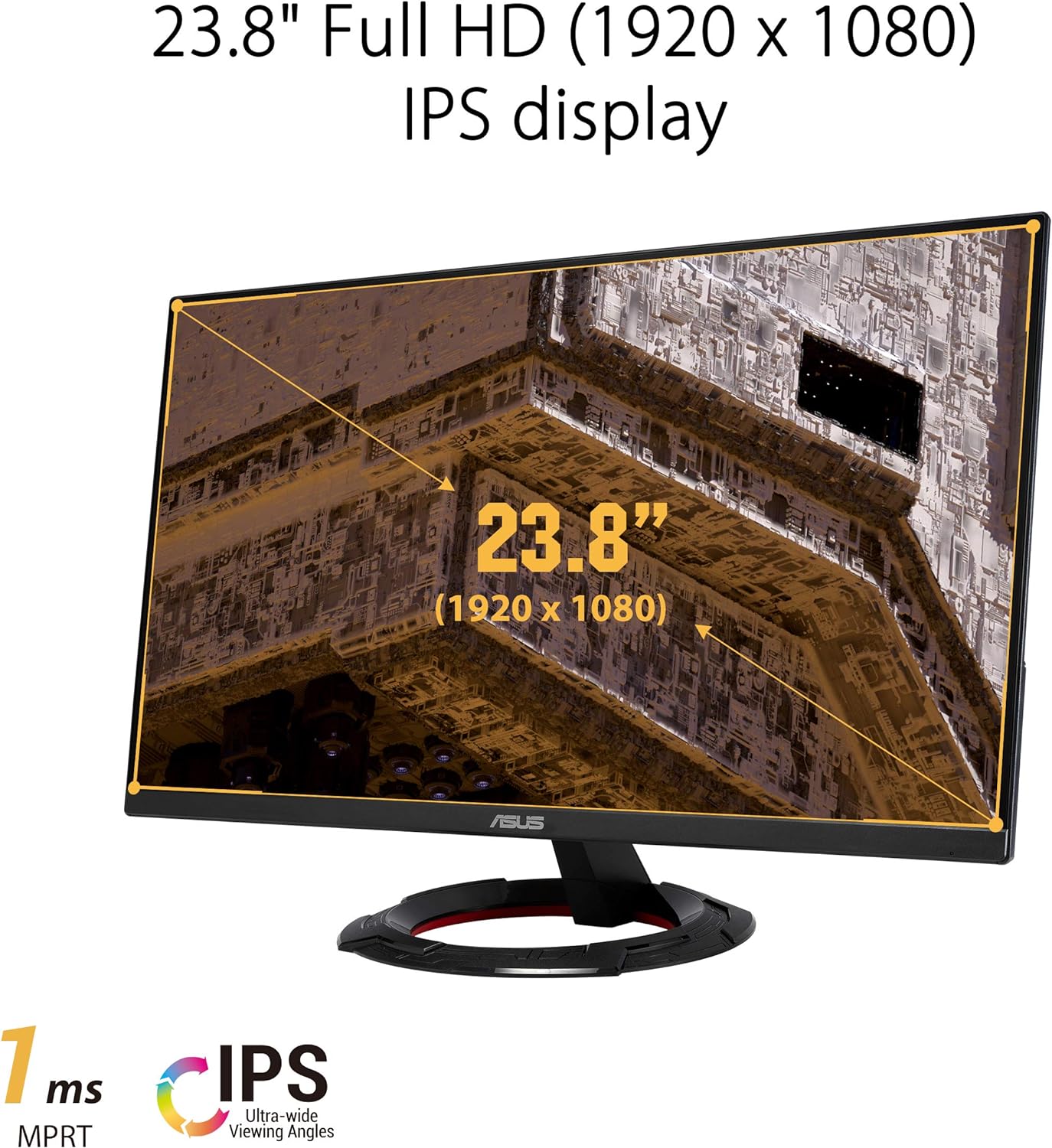 ASUS TUF Gaming VG249Q1R 24 inch Full HD IPS, 165Hz 1ms Gaming Monitor