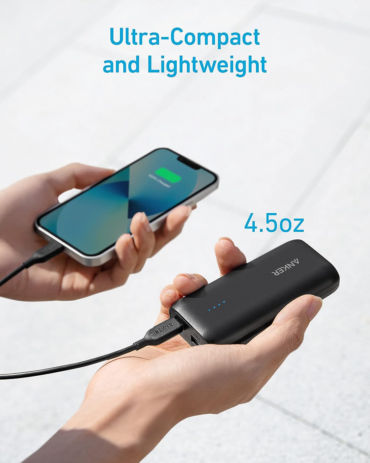 Anker Power Bank, 5.2K Portable Charger