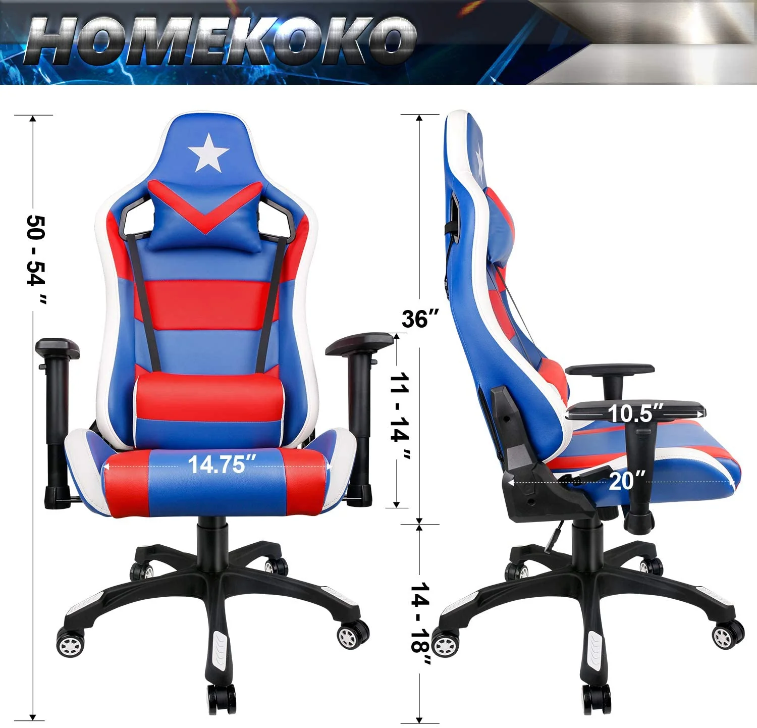 CAPTAIN AMERICA GAMING CHAIR